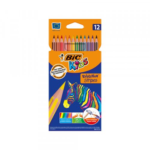 Drvene bojice BIC Evolution Stripes 1/12 slika 2