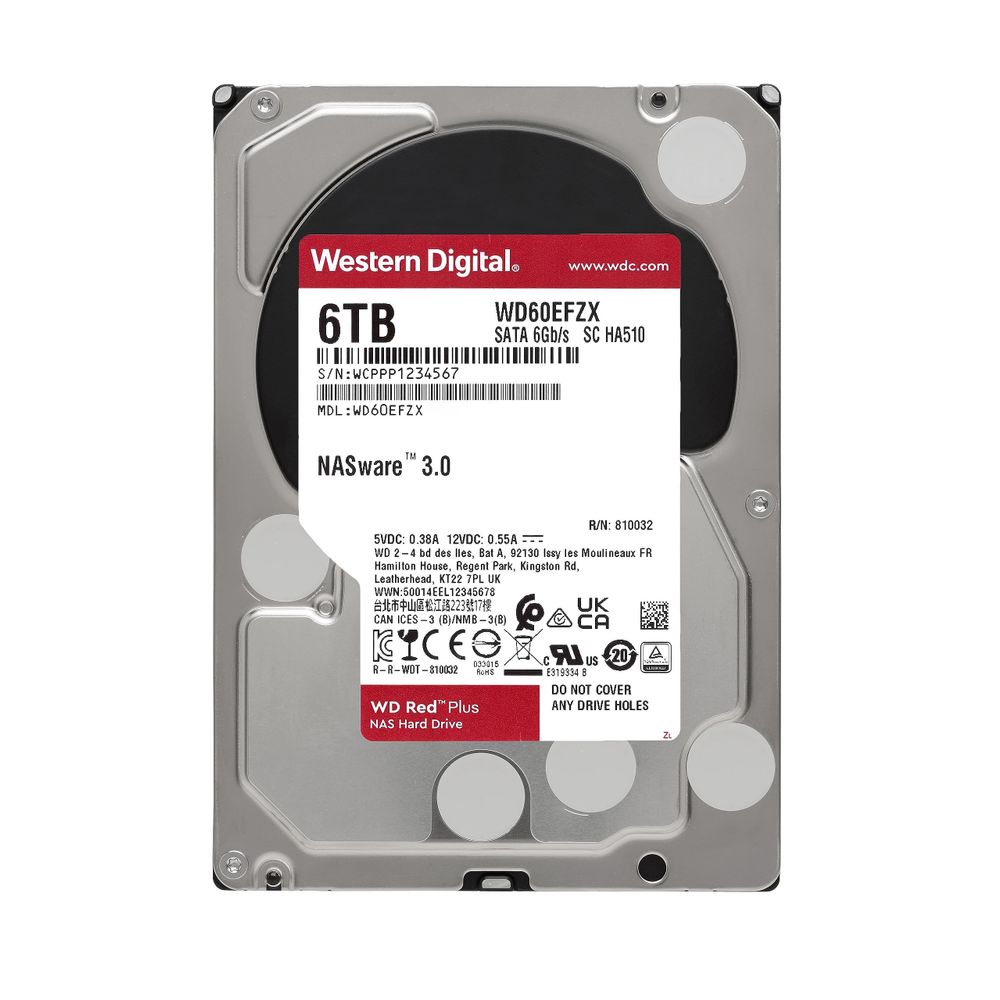 WD HDD 6TB Red Plus slika 2