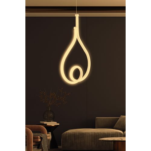 Skylove White - Yellow Light White Chandelier slika 2