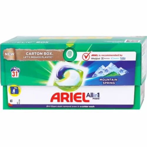 Ariel Mountain Spring gel kapsule 31 komad za 31 pranje slika 1