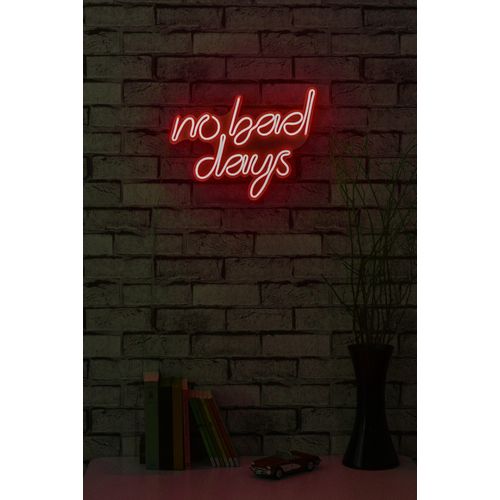 Wallity Ukrasna plastična LED rasvjeta, No Bad Days - Red slika 11