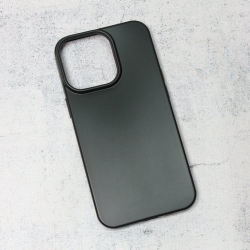 Torbica silikonska Skin za iPhone 13 Pro 6.1 mat crna slika 1
