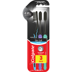 Colgate četkica za zube Slim Soft Charcoal 3pack