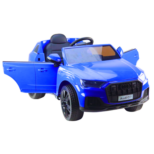 Audi Q7 Blue Painted Battery Car slika 4