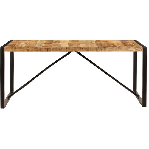 Blagovaonski stol od masivnog drva manga 180 x 90 x 75 cm slika 20