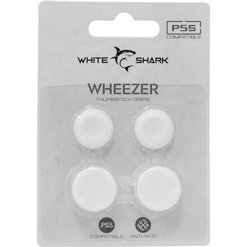 White Shark PS5 silikonski gripovi za gljivice PS5-817 WHEEZER bijeli slika 4