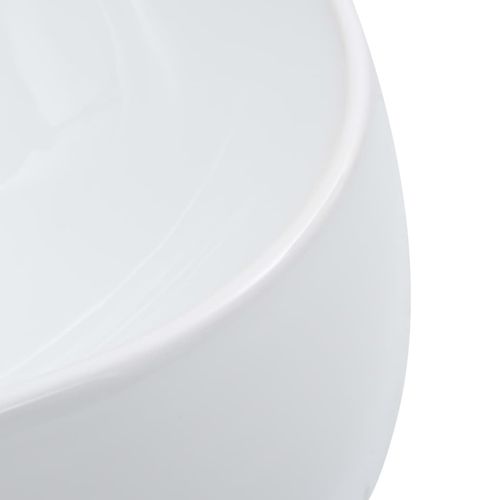Umivaonik 44,5 x 39,5 x 14,5 cm keramički bijeli slika 15