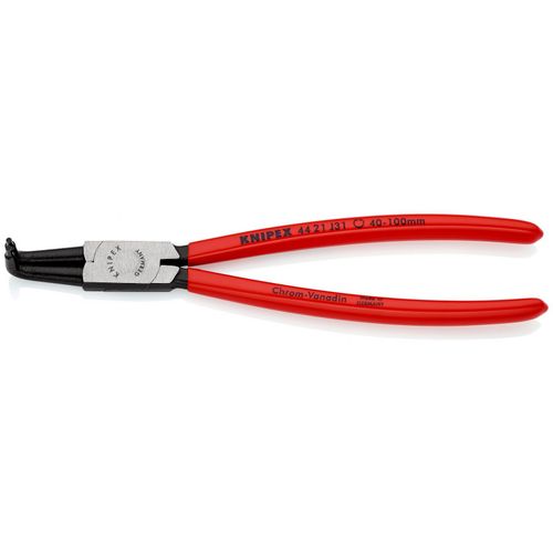 Knipex klešta za unutrašnje sigurnosne prstenove kriva 215mm 44 21 J31 slika 1