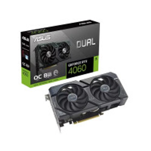 Asus DUAL-RTX4060-O8G-WHITE NVD/8GB/GDDR6/128bit/bela Grafička karta  slika 1