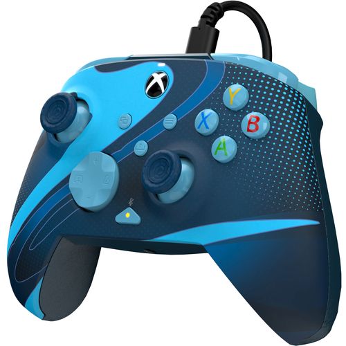 PDP XBOX WIRED CONTROLLER REMATCH - BLUE TIDE GLOW IN THE DARK slika 6