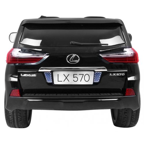 Licencirani auto na akumulator Lexus LX570 4x4 - dvosjed - crni/lakirani slika 6