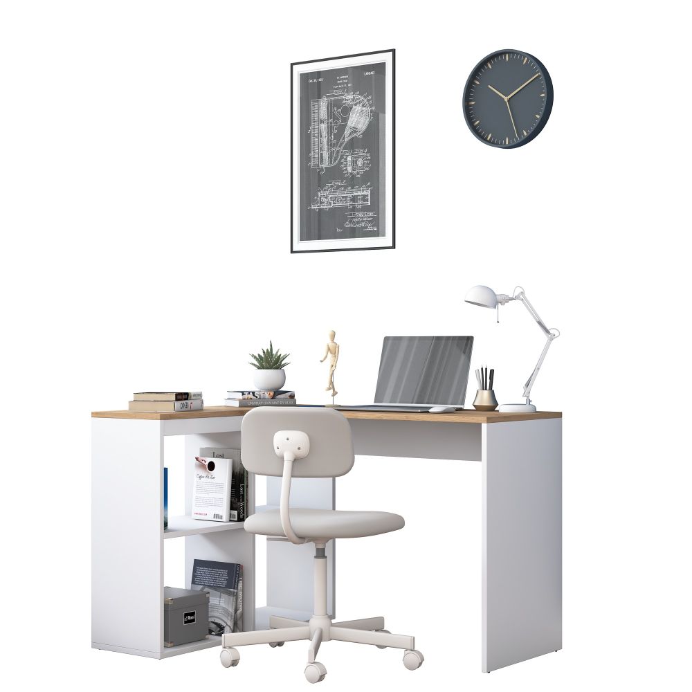 HA113 - 2035 OakWhite Radni Sto slika 7