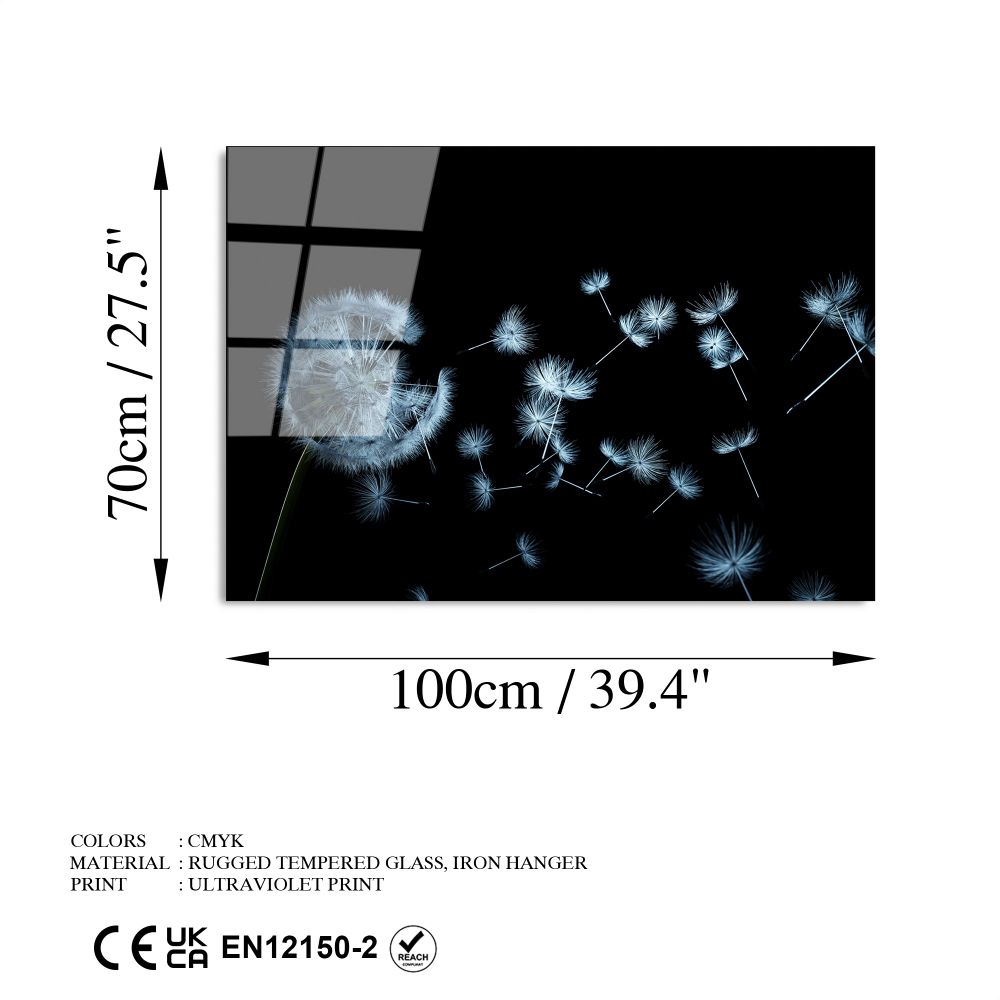 UV-177 Dekorativna Slika na Kaljenom Staklu, 70 x 100 cm, Višebojna slika 8