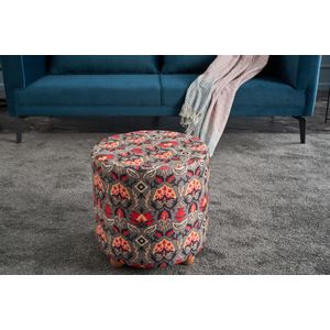 Bonita Puf Silindir Multicolor Pouffe