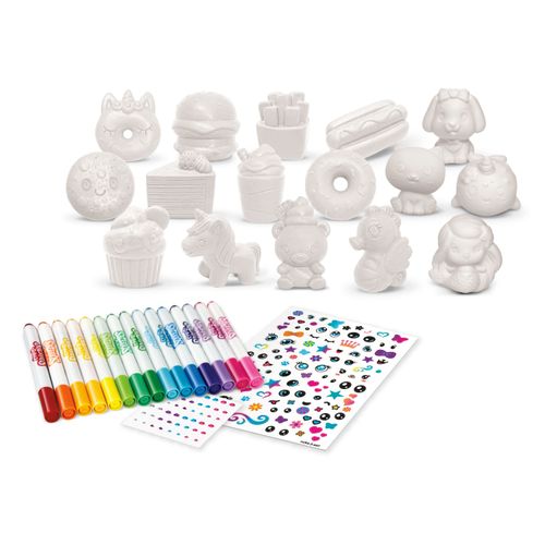 CRAZART set 3u1  Obojaj figurice Squeezie Cuties 17356 slika 2