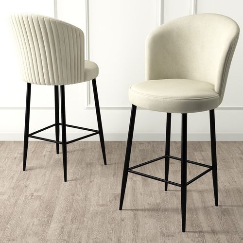 Alte - Cream, Black Cream
Black Bar Stool Set (2 Pieces) slika 2