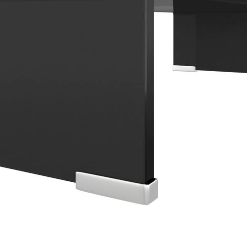 Stalak za TV/Monitor Staklo Crni 60x25x11 cm slika 34