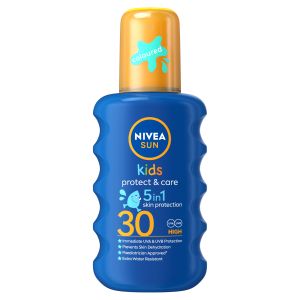 NIVEA SUN Protect & Care dječji sprej za sunčanje SPF30, 200 ml