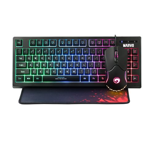 Marvo CM310 3u1 Gaming Set: Tipkovnica, Miš i Podloga slika 1