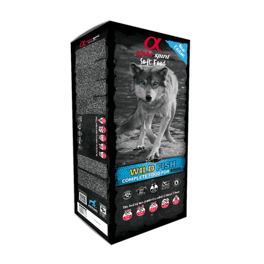 Alpha Spirit Wild Fish – potpuna, mekana hrana za pse 9kg slika 1