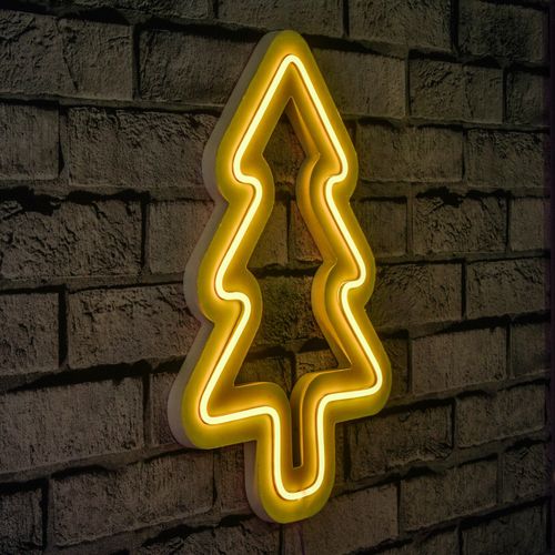 Wallity Ukrasna plastična LED rasvjeta, Christmas Pine - Yellow slika 10