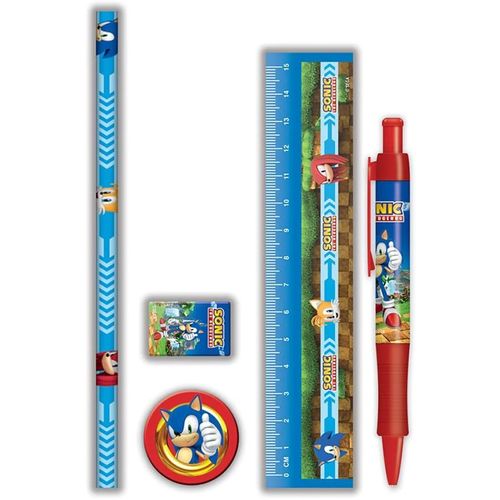 Sonic The Hedgehog - Golden Rings Standard Stationery Set slika 2