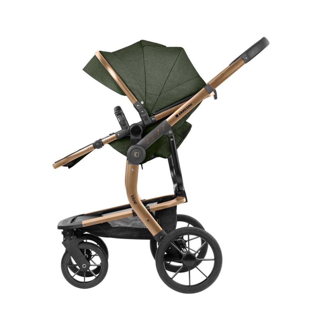 Kikka Boo Kolica za bebe 3U1 Irene, Army Green slika 10