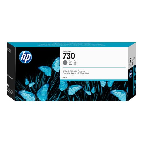 Tinta HP 730, 300ml, Gray, Ink Cartridge, P2V72A slika 1