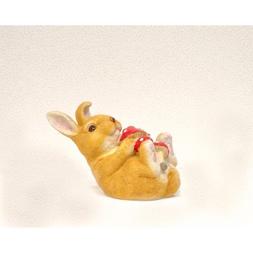 Uskršnja dekoracija - BUNNY WITH MUSHROOM/CARROT 21056 26cm - N39 slika 2