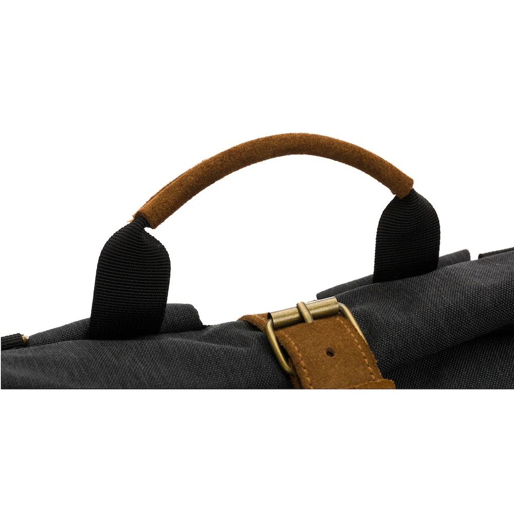 Fillikid Torba/Ruksak za pelene Berlin Rolltop, Crni Melange slika 9