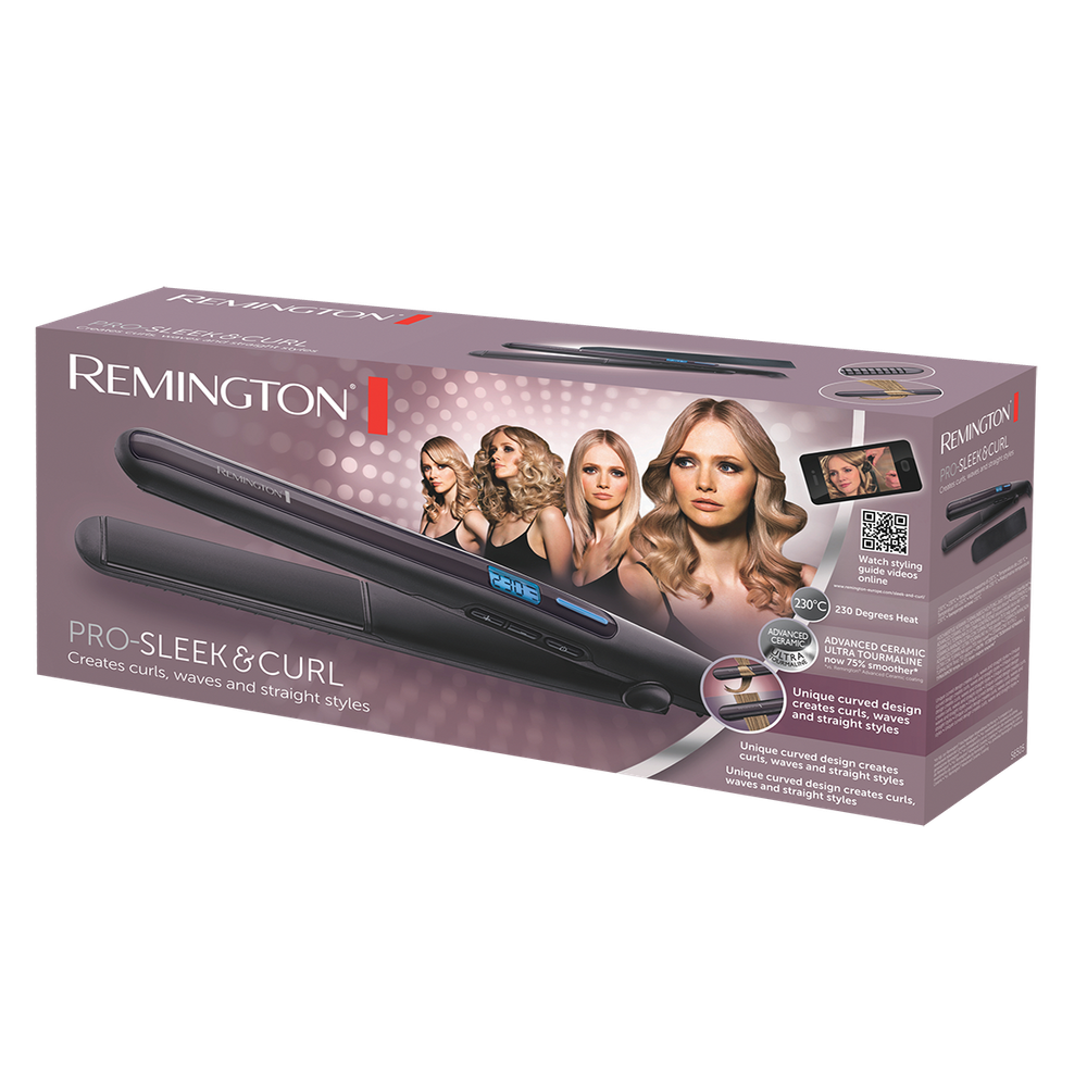 Remington Ravnalo Za Kosu S6505 Pro Sleek&Curl slika 4