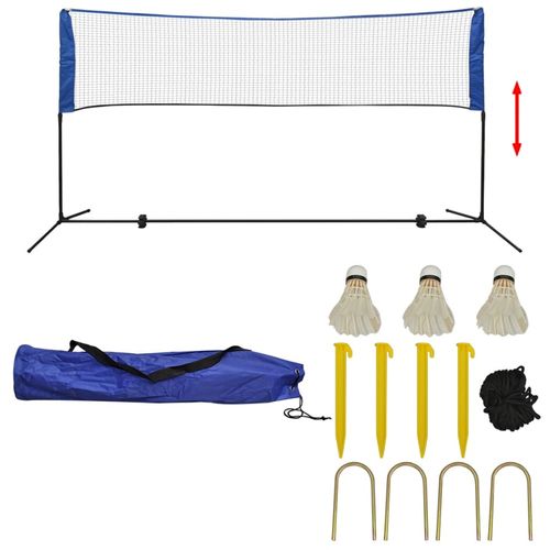 Set za Badminton s Mrežom i Lopticama 300x155 cm slika 19