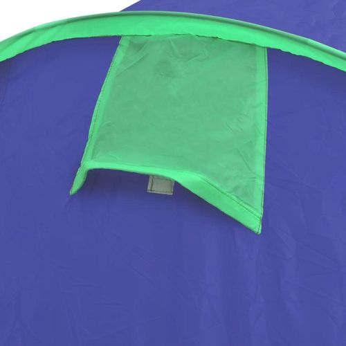 Šator za kampiranje za 4 osobe tamna plava/zelena slika 5