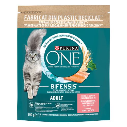 PURINA ONE® ADULT Bogata lososom, 8x800g slika 1