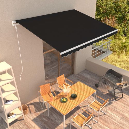 Tenda na automatsko uvlačenje 400 x 300 cm antracit slika 32