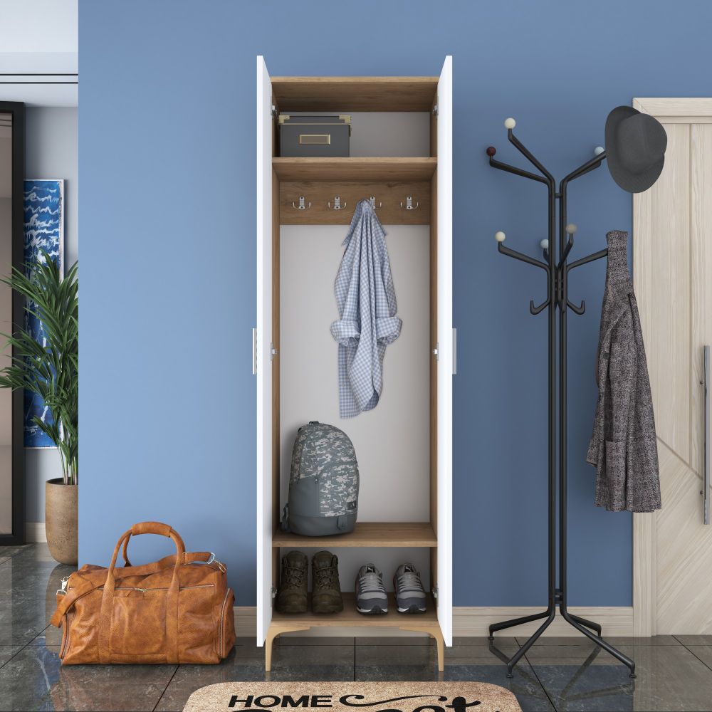Bijeli Hodnik Ormar EA111 - 2703 Walnut slika 3