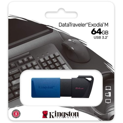 Kingston fleš pen 64GB DT Exodia M 3.2 slika 2