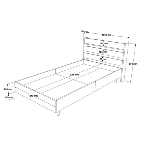 ON25-W White Young Room Set slika 6