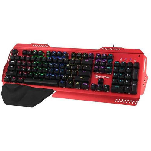 MEETION MK20 MEHANIČKA METALNA RGB Tastatura, CRVENA slika 3