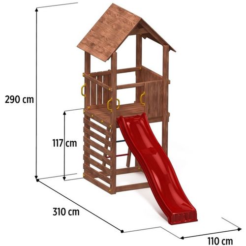 Fungoo Set Carol 1 - drveno dečije igralište slika 2