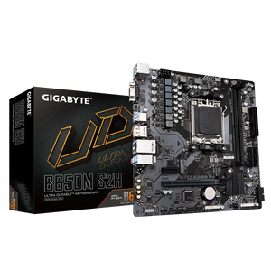 GIGABYTE B650M S2H, DDR5, SATA3, USB3.2Gen1, DP, AM5 mATX