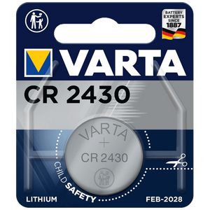 Varta Baterija litijska, CR2430, 3 V, dugmasta, blister 1 kom - CR2430