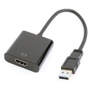 Adapter GEMBIRD A-USB3-HDMI-02 USB3.0 na HDMI display adapter Black