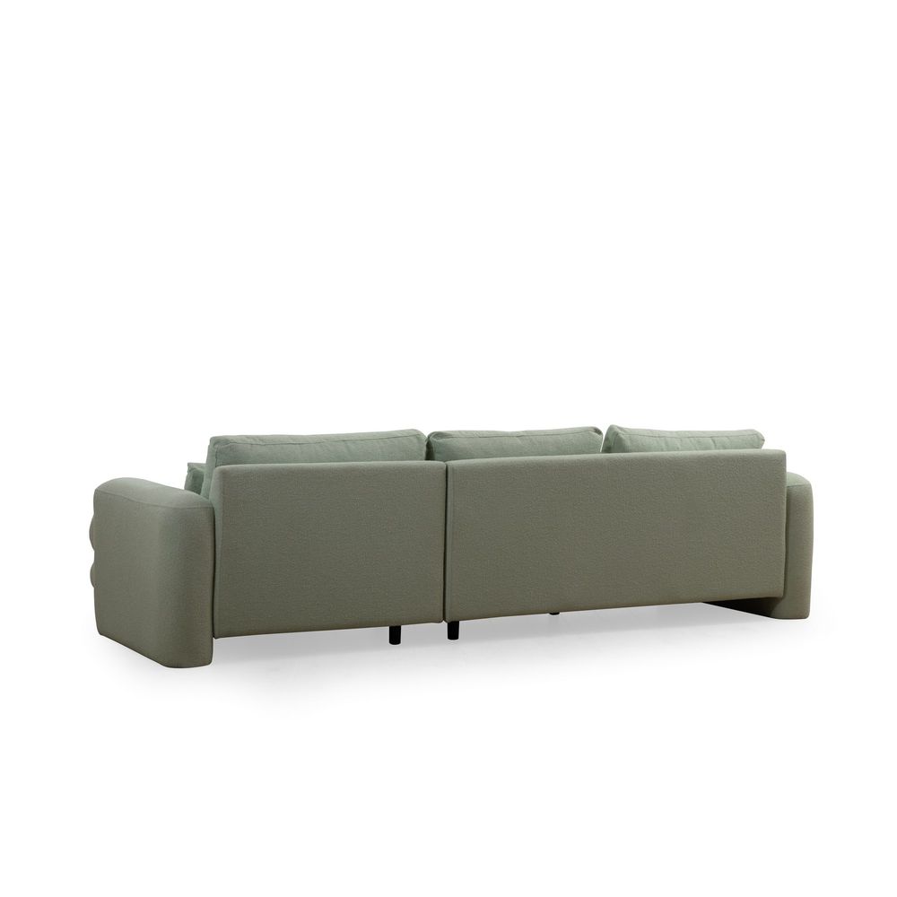 Zeleni Kutni Sofa Lily Desni Ugao slika 6