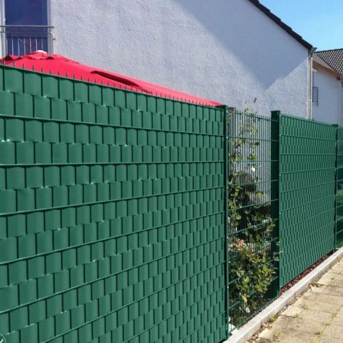 WorkingHouse PVC folija za ograde, 35m x 19cm, 26 zakački, 450 g/m2, zelena slika 6