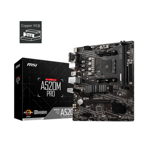 MSI Motherboard A520M PRO