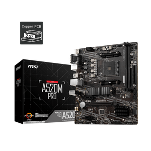 MSI Motherboard A520M PRO