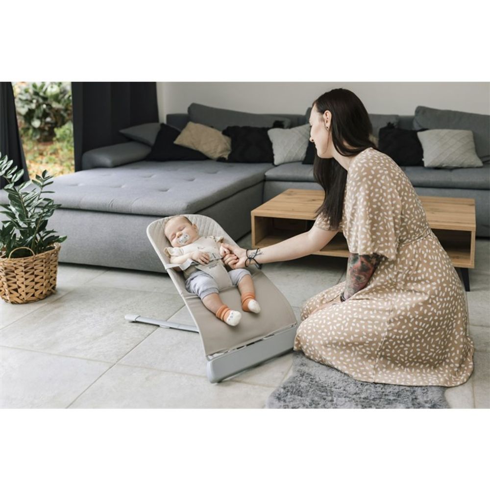 Zopa Muzička ljuljačka za bebe Roker Siesta, Diamond Grey slika 7