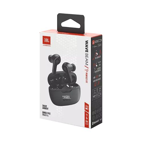 JBL Wave Beam BT5.2 In-ear slušalice s mikrofonom, crne slika 7