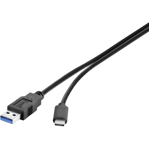 Renkforce USB 3.1 (gen 2)  [1x USB 3.2 gen. 2 utikača A (USB 3.1) - 1x muški konektor USB-C®] 0.30 m crna pozlaćeni kontakti Renkforce USB kabel USB 3.2 gen. 1 (USB 3.0) USB-A utikač, USB-C® utikač 0.30 m crna pozlaćeni kontakti RF-3241262 slika 3